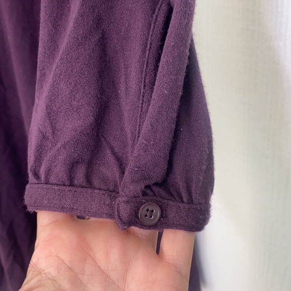 American Eagle - Soft and Sexy Soft Deep Plum Midi Dress Size XXS - Picture 8 of 15